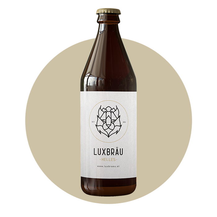 Luxbräu Helles Flaschenbild